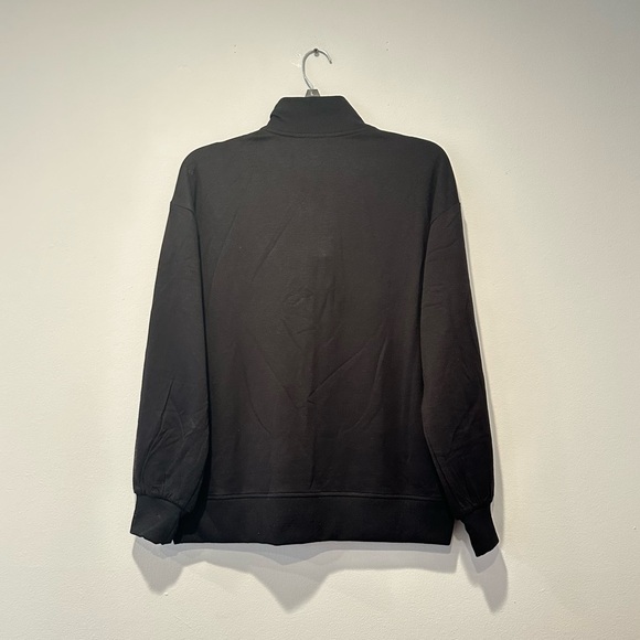 Three Dots Ladies' Quarter Zip Pullover, Black S - Picture 5 of 10
